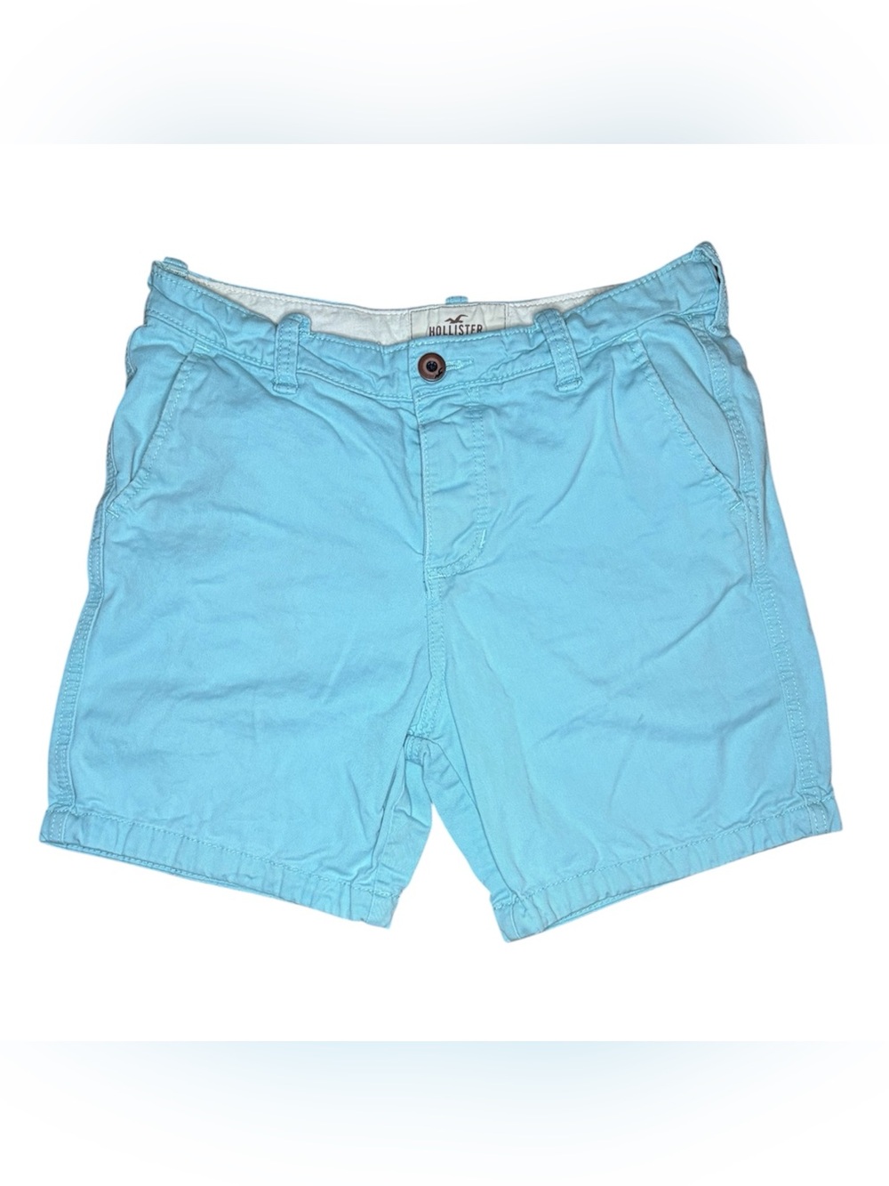 Hollister Men's Light Blue Casual Shorts 30